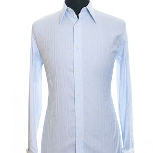 Robert Graham Tonal Floral Stripe FrenchCuff Shirt